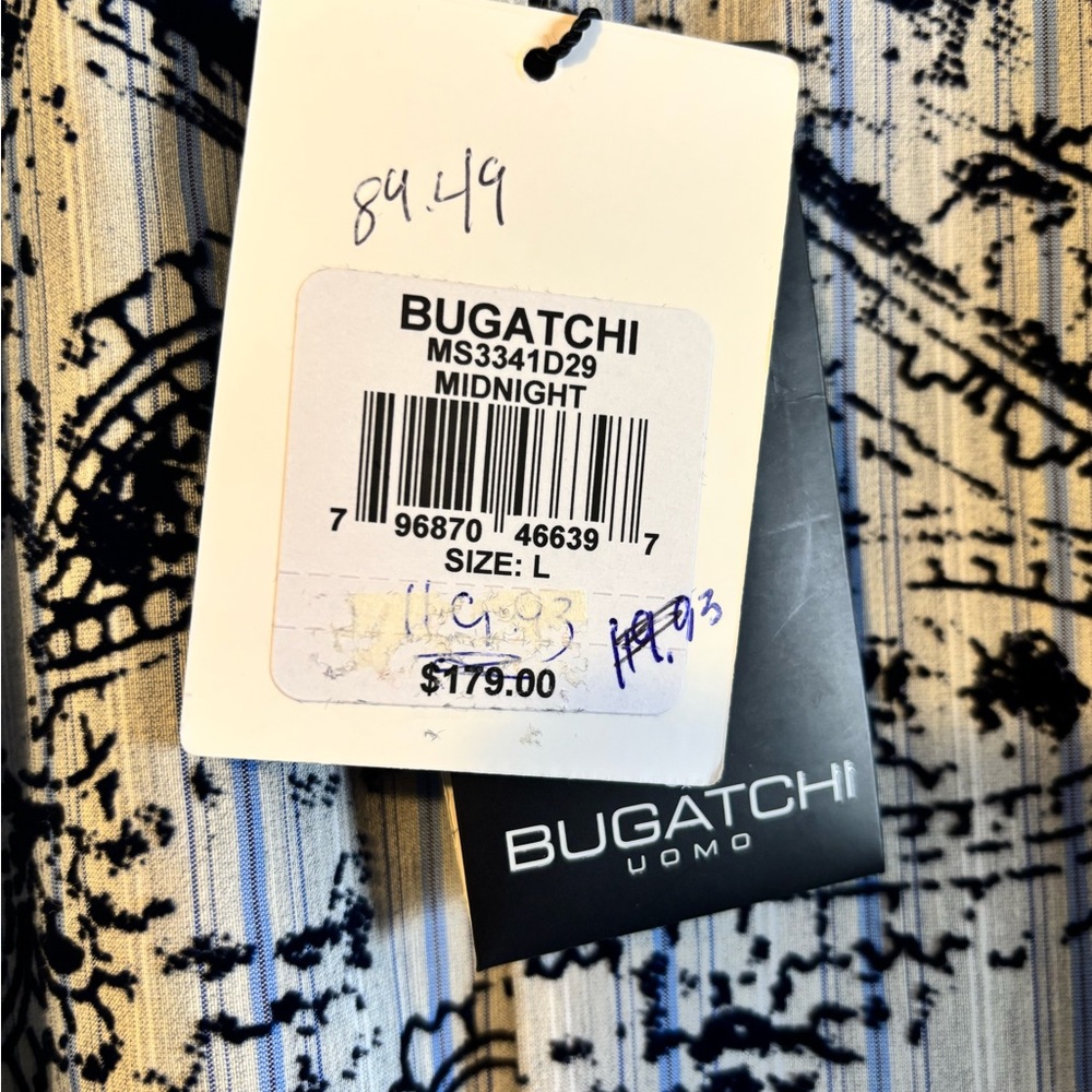 Bugatchi men’s dress shirt. New with tags!